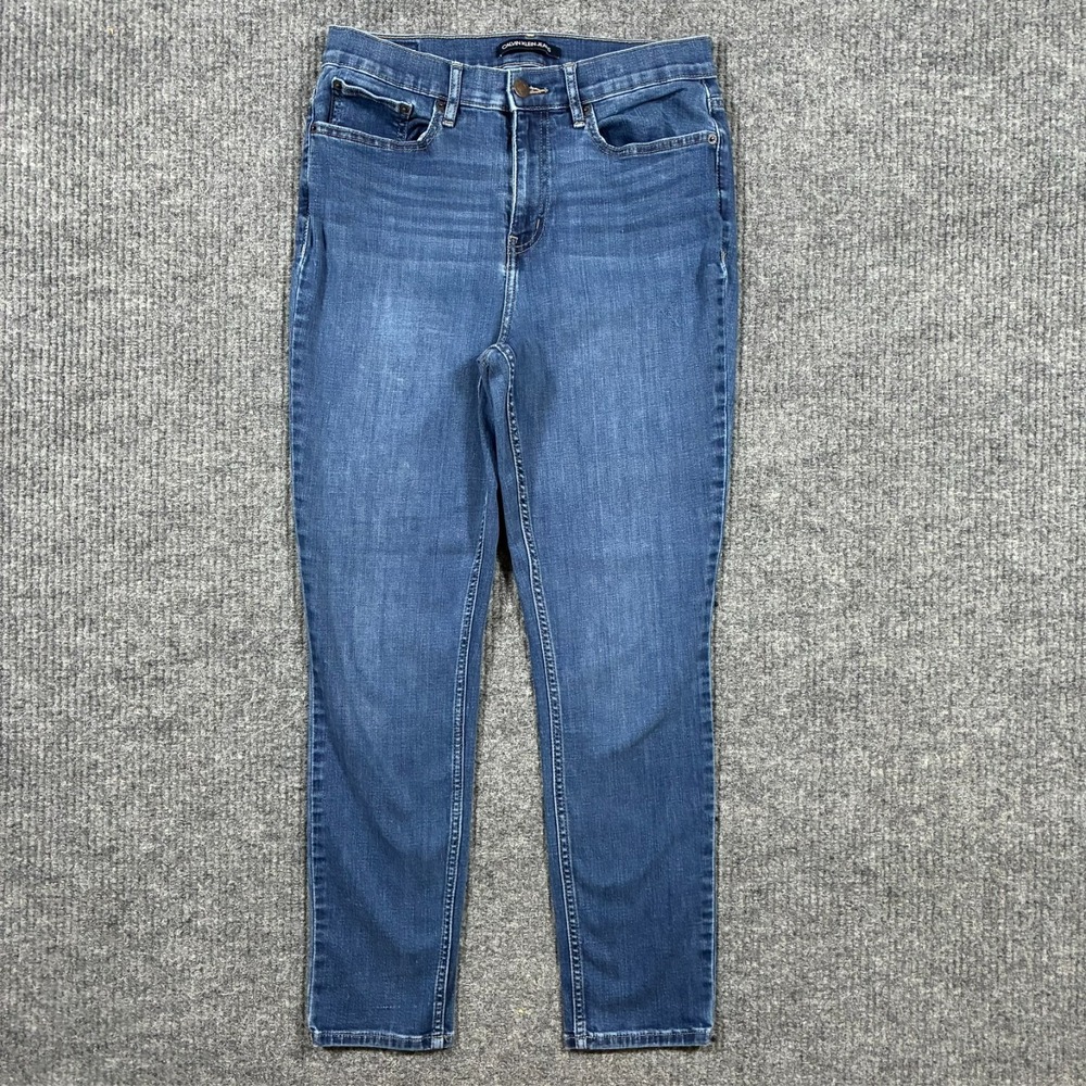 Calvin Klein Jeans Women Size 10/30 Blue Denim Repreve Casual Mid Rise